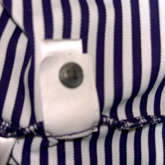 Cutter & Buck Short Sleeve Virtue Eco Pique Stripe Recycled Sz L - Picture 12 of 12